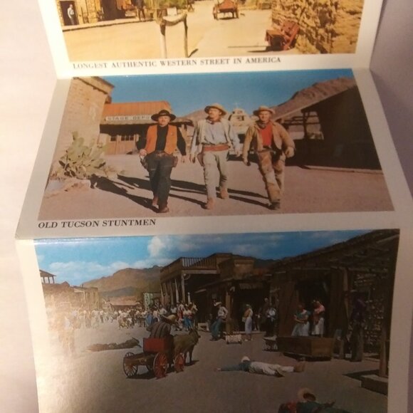 Old Tucson Arizona Souvenir Folder postcards with flaws - Picture 5 of 16